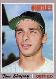 1970 Topps Baseball Cards      363     Tom Shopay RC